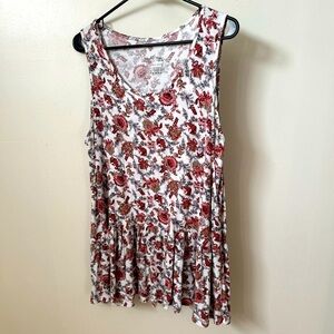 Latched Mama nursing peplum tank